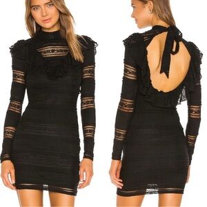 Tularosa Nadia Dress in Black